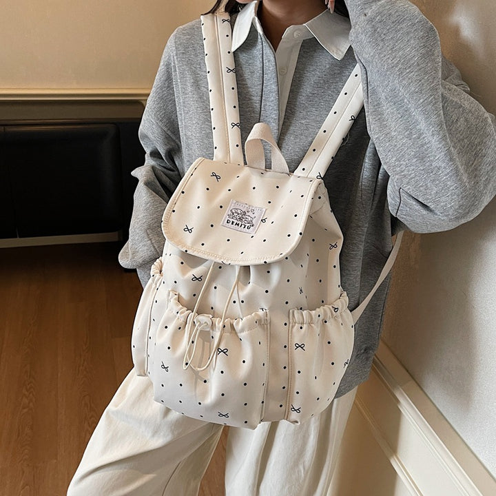 Verspielt Polka Dot Rucksack Karnz