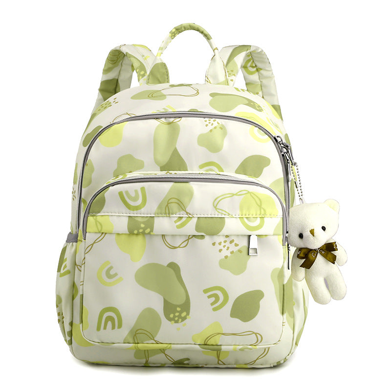 Blumenmuster Multi-Fach Rucksack Karnz