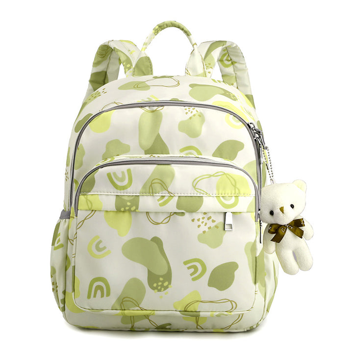 Blumenmuster Multi-Fach Rucksack Karnz