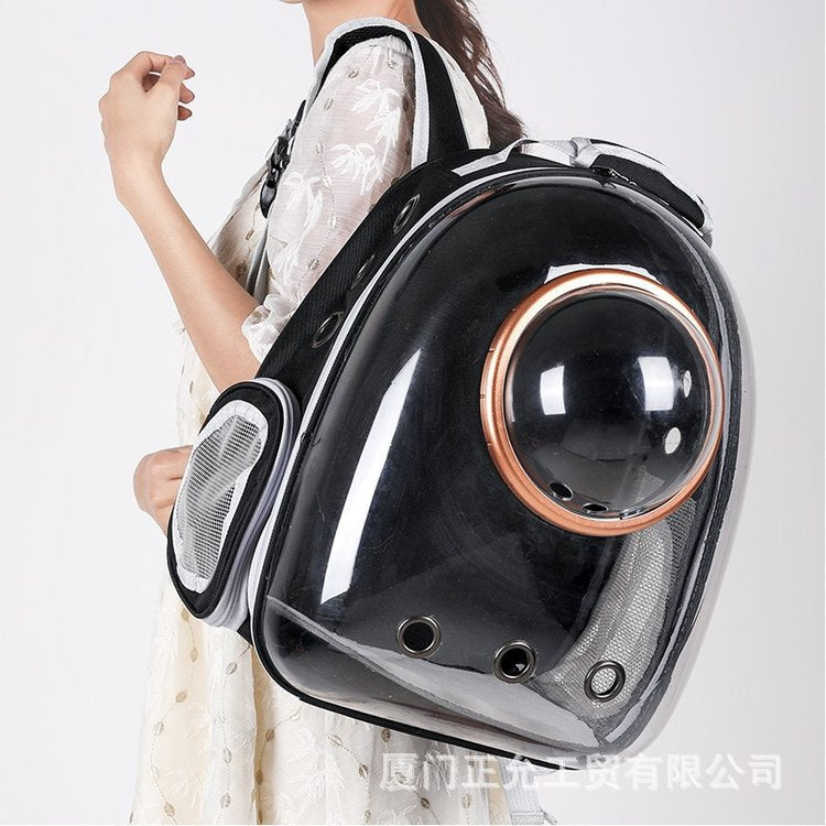 Unisex Transparente Haustier-Rucksack mit Belüftungsfunktion Karnz