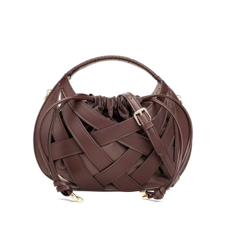 Chic Woven Handle Handtasche Karnz
