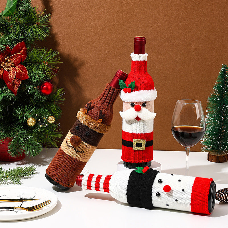 Weihnachtsgeschenk Weinflaschenhülle Karnz