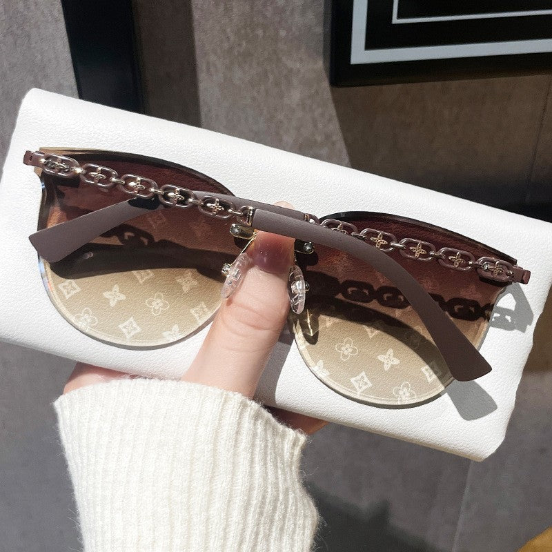 Damen Cat-Eye Sonnenbrille mit luxuriösem Design und hochwertigem UV-Schutz Karnz