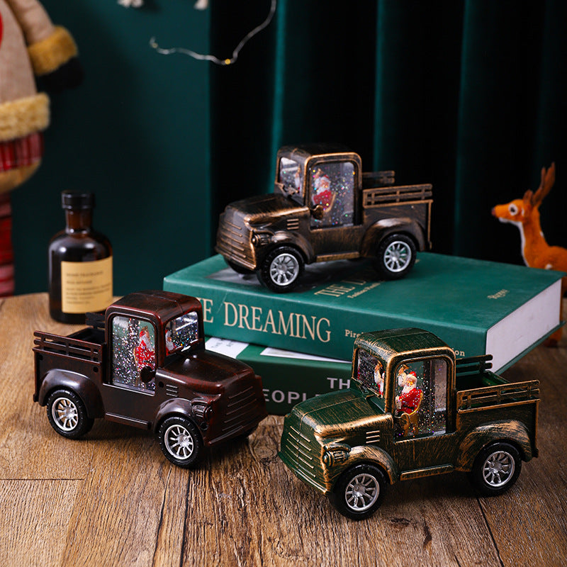 Festliche Weihnachtsauto Dekoration Karnz