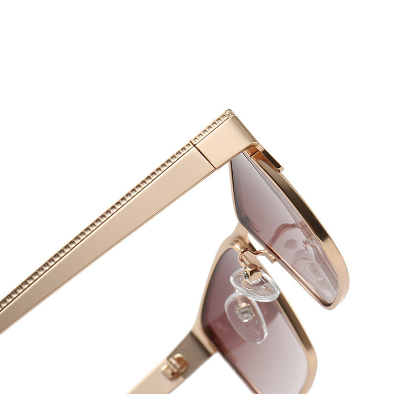 Damen quadratische Sonnenbrille mit einem stylischen Rahmen und optimalem UV-Schutz Karnz