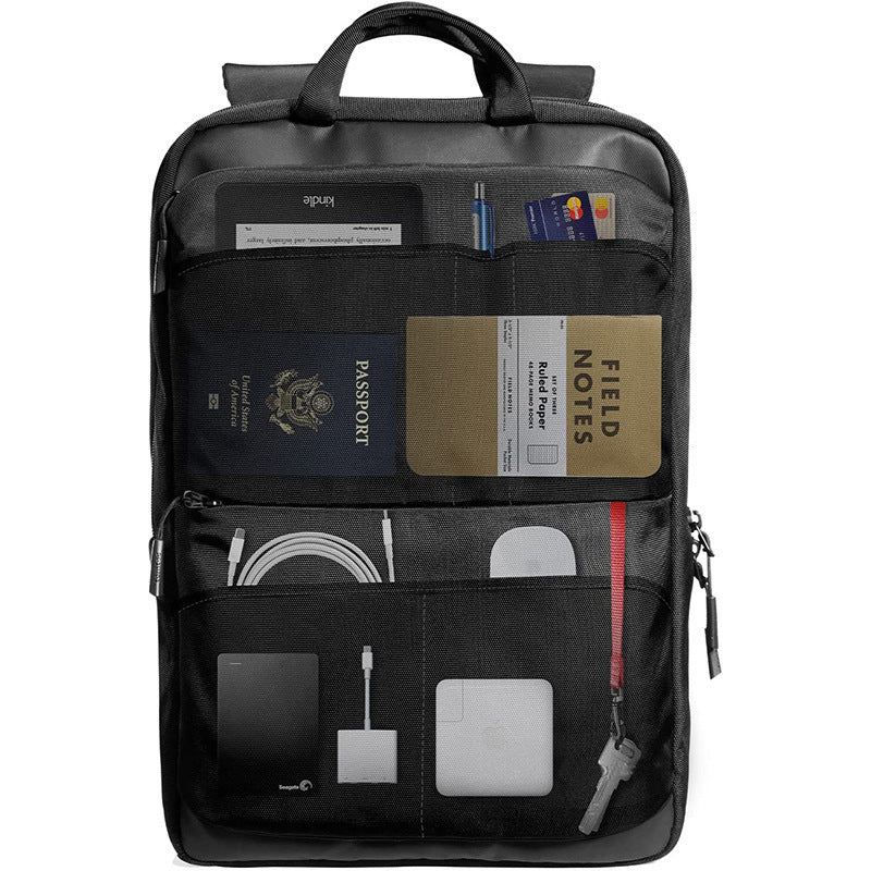 Herren praktischer Business-Rucksack mit gepolstertem Laptopfach und Organisationssystem Karnz