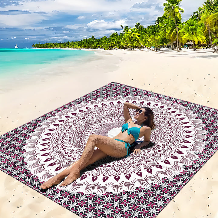 Mandala Design Strandmatte Karnz