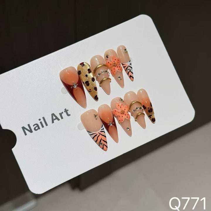 Premium Themed Press-On Nagelkunst Set