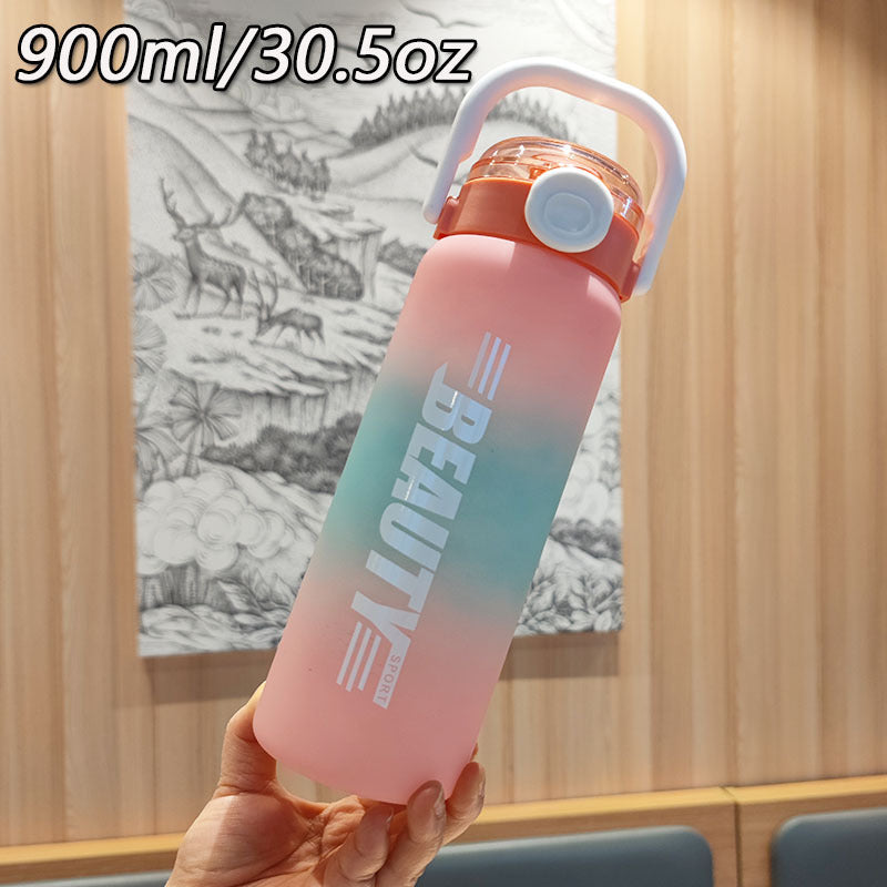 Damen praktische Isolier-Wasserflasche mit sicherem Verschluss Karnz