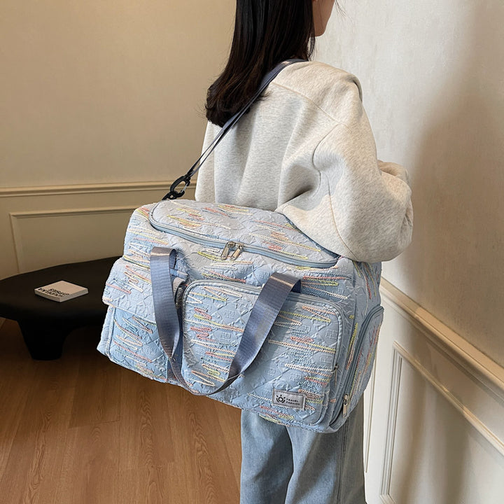 Bestickte Wochenend-Duffle Karnz
