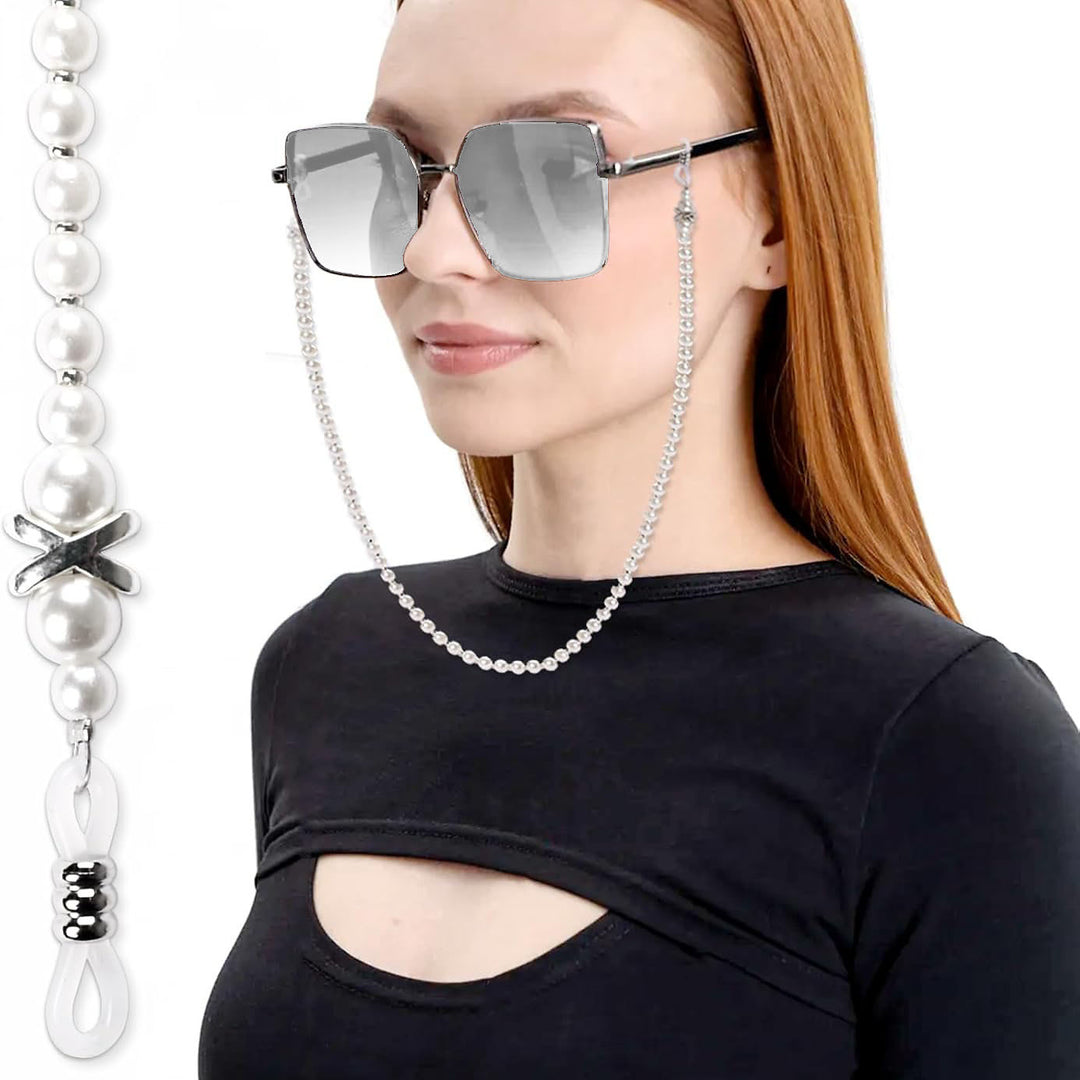 Stylische Perlenbeaded Brillenband Karnz