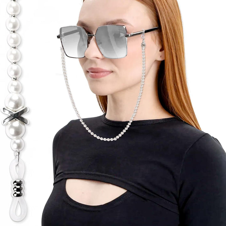 Stylische Perlenbeaded Brillenband Karnz