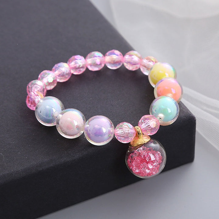 Armband Aus Bunten Glasperlen Karnz