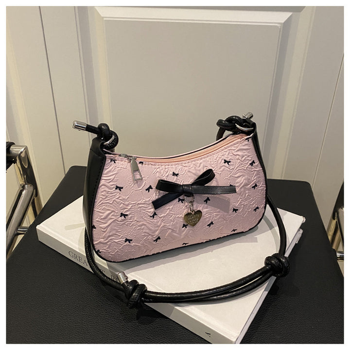 Charmante Schleifen-Detail gesteppte Handtasche Karnz