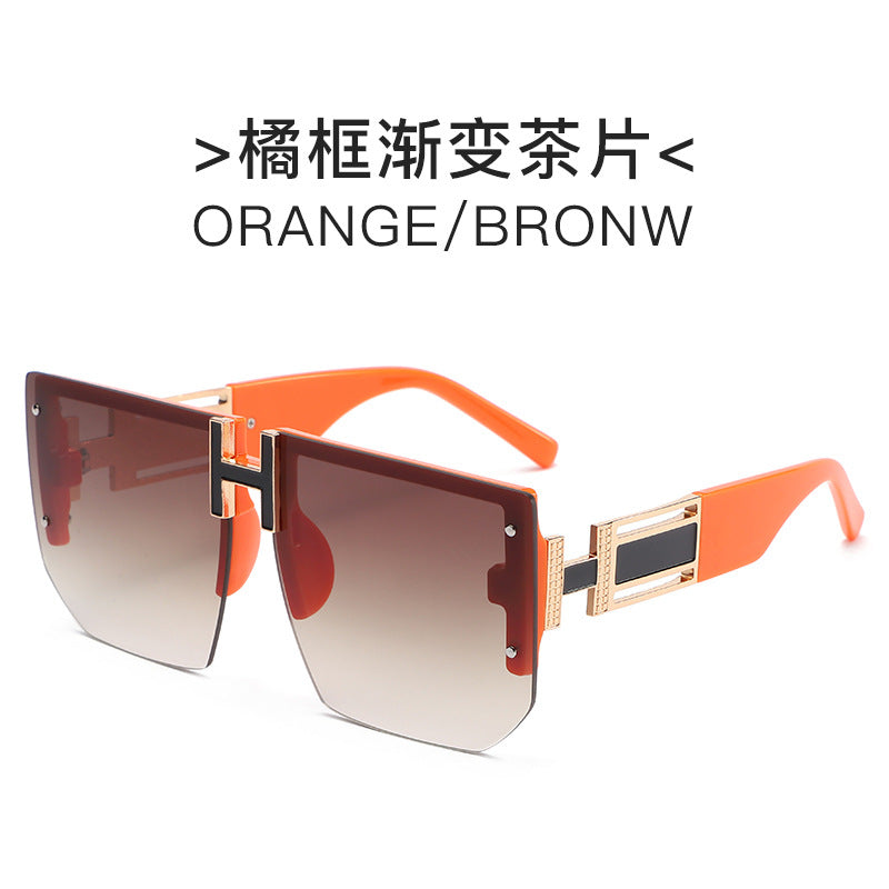 Damen futuristische Quadrat-Sonnenbrille Karnz