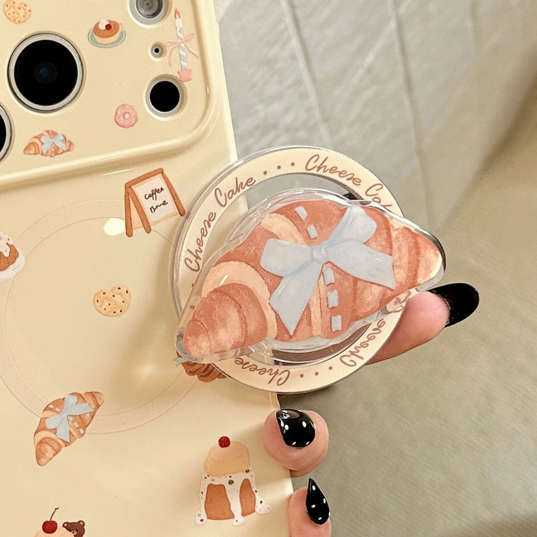 Smartphone Fingerhalter im Croissantdesign Karnz
