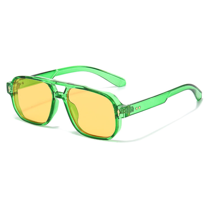 Modebewusste polarisierte rechteckige Sonnenbrille Karnz