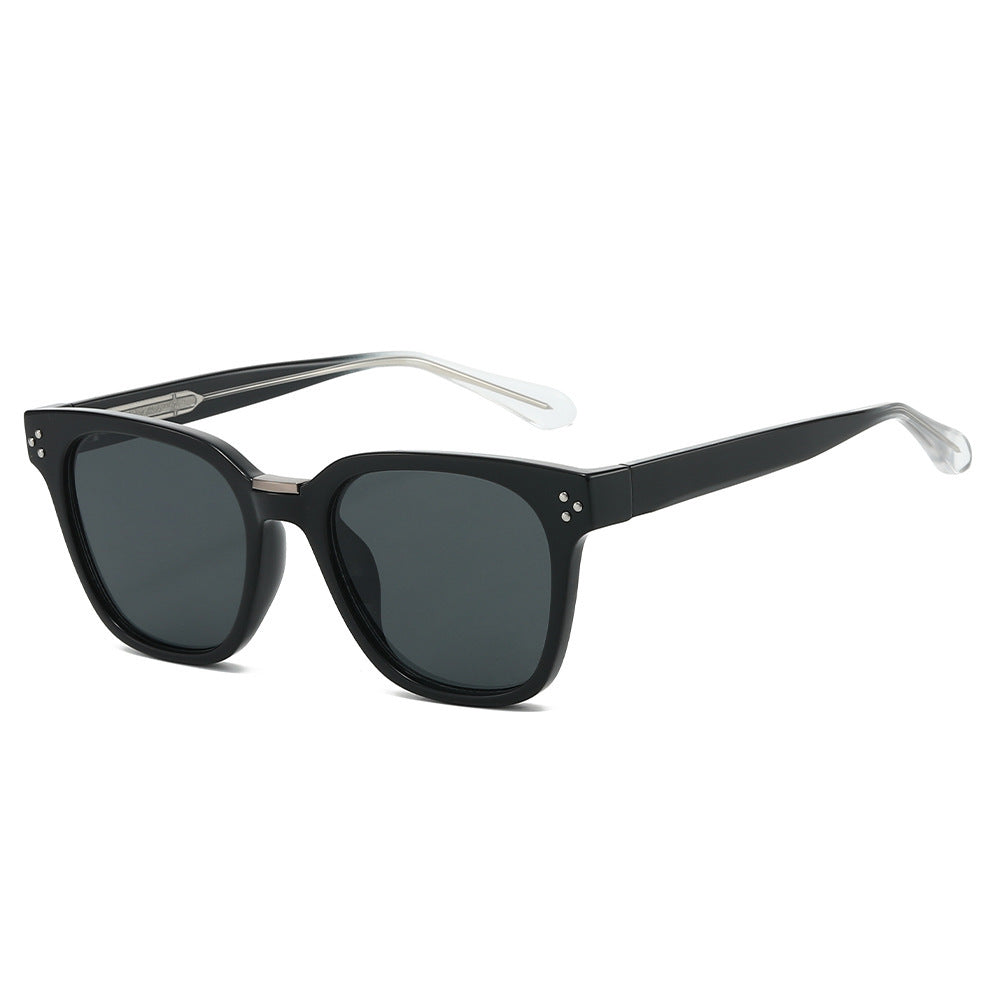 Damen Geometrische Sonnenbrille mit breitem Rahmen und UV-Schutz Karnz