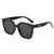 Damen quadratische Sonnenbrille mit elegantem Rahmen und UV-Schutz Karnz