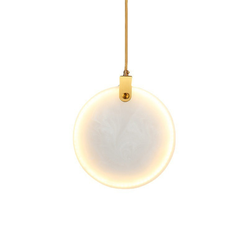 Elegante Marmor Kreis Pendelleuchte