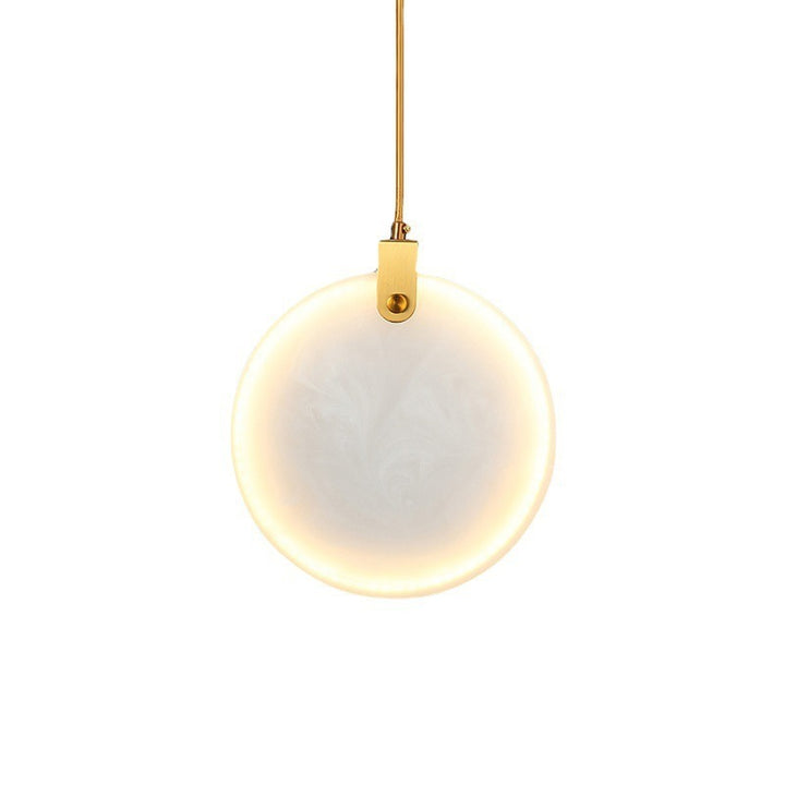 Elegante Marmor Kreis Pendelleuchte