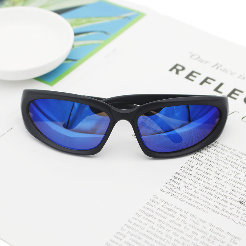 Damen Sportliche Sonnenbrille mit hochwertigem UV-Schutzmaterial Karnz