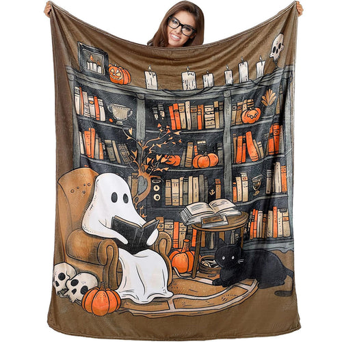 Gemütliche Halloween-Themen-Decke