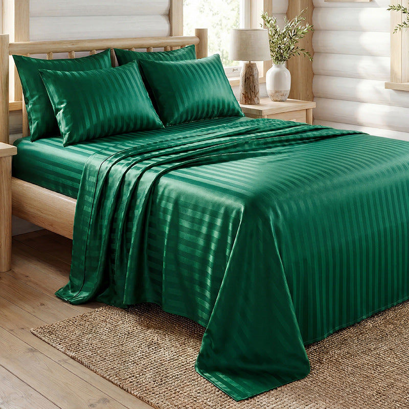 Luxus Satin Bettlaken Set