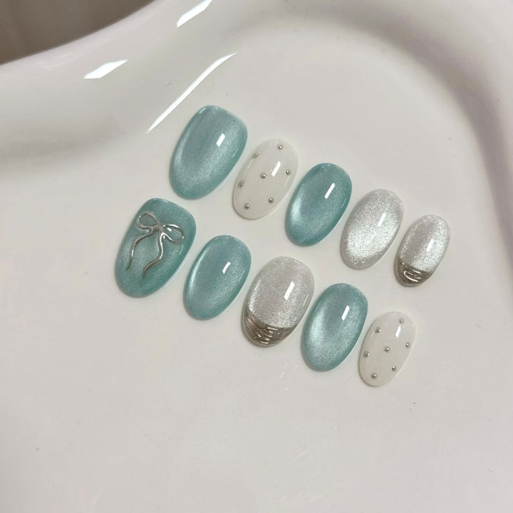 Glamouröser Press-On Nagelset