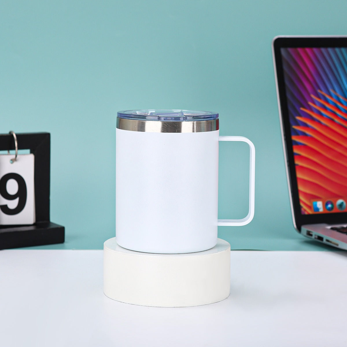 Damen isolierter Kaffee-Genussbecher mit ergonomischem Griff Karnz