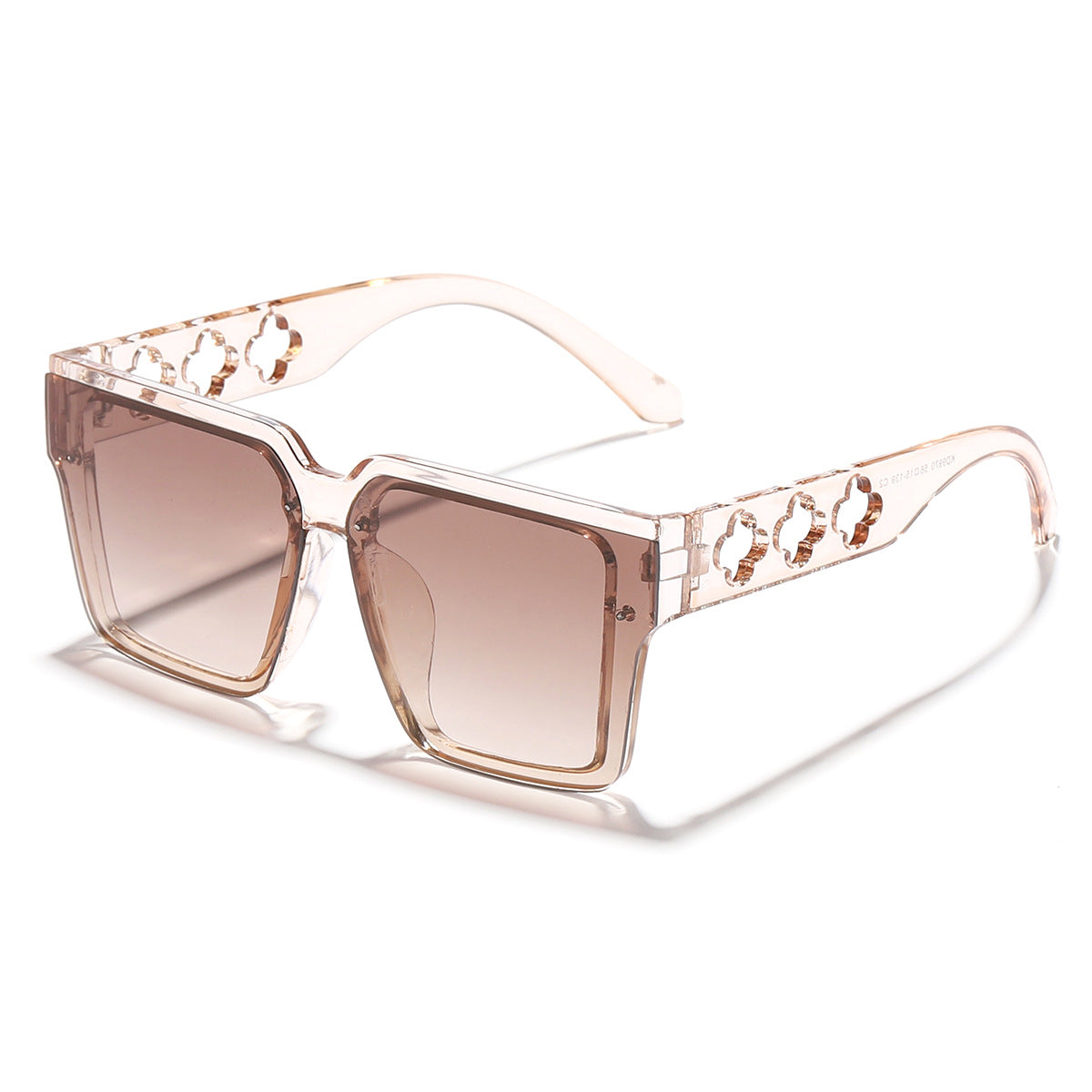 Damen modische quadratische Sonnenbrille mit einzigartigem Design Karnz