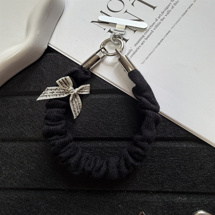 Dekorativer Scrunchie Schlüsselanhänger Halter Karnz