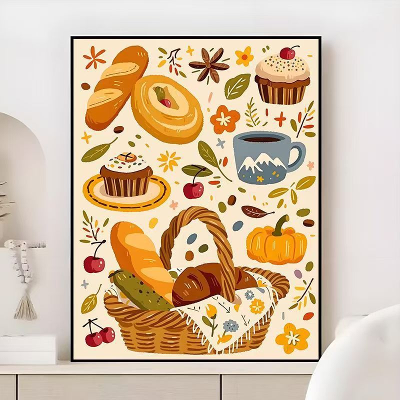 Gourmet kulinarisches Wandkunst Karnz