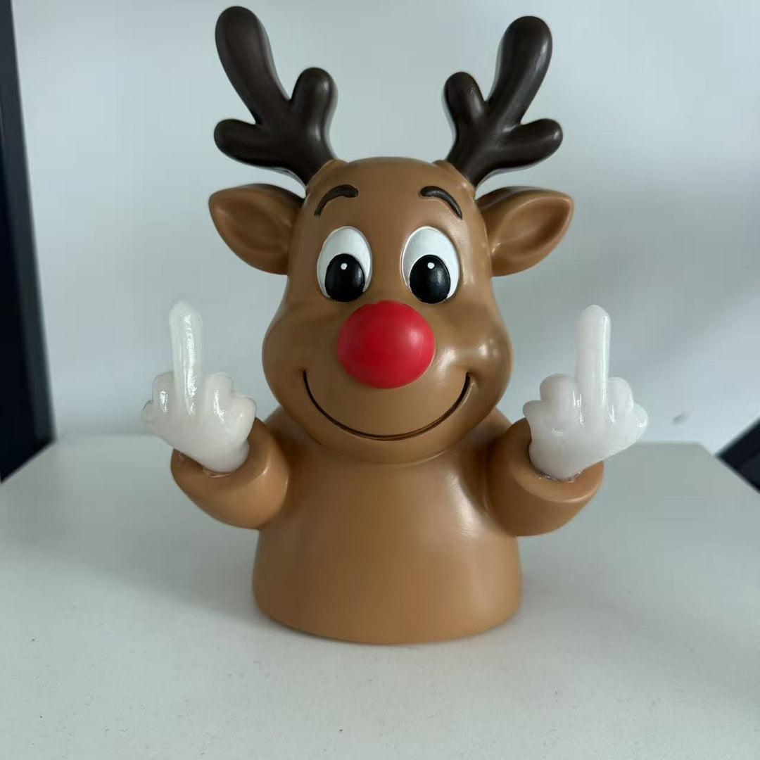 Verspielt Weihnachtsmann Figurine Licht Karnz
