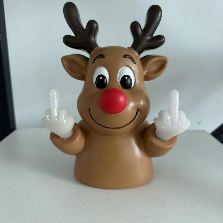 Verspielt Weihnachtsmann Figurine Licht Karnz