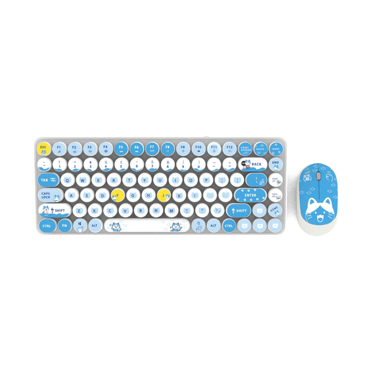 Retro Design Tastatur und Maus Set Karnz