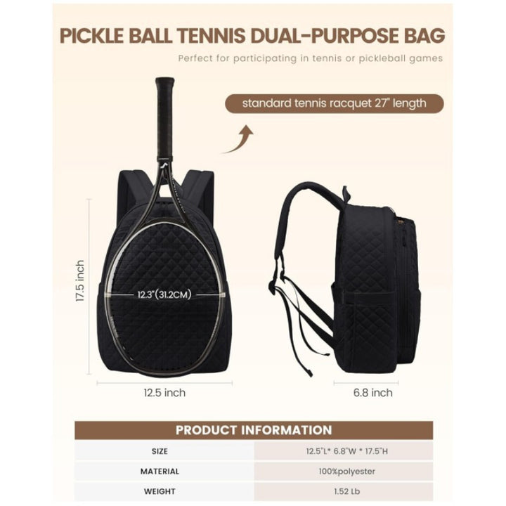 Tennis-Rucksack mit Gepolstertem Fach und Optimaler Bewegungsfreiheit Karnz