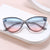 Damen Cat-Eye Sonnenbrille mit hochwertigem Rahmen Karnz