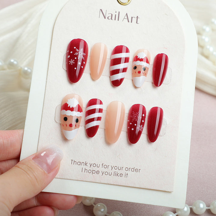 Festliches, urlaubsorientiertes Press-On-Nail-Art-Set 1790738334