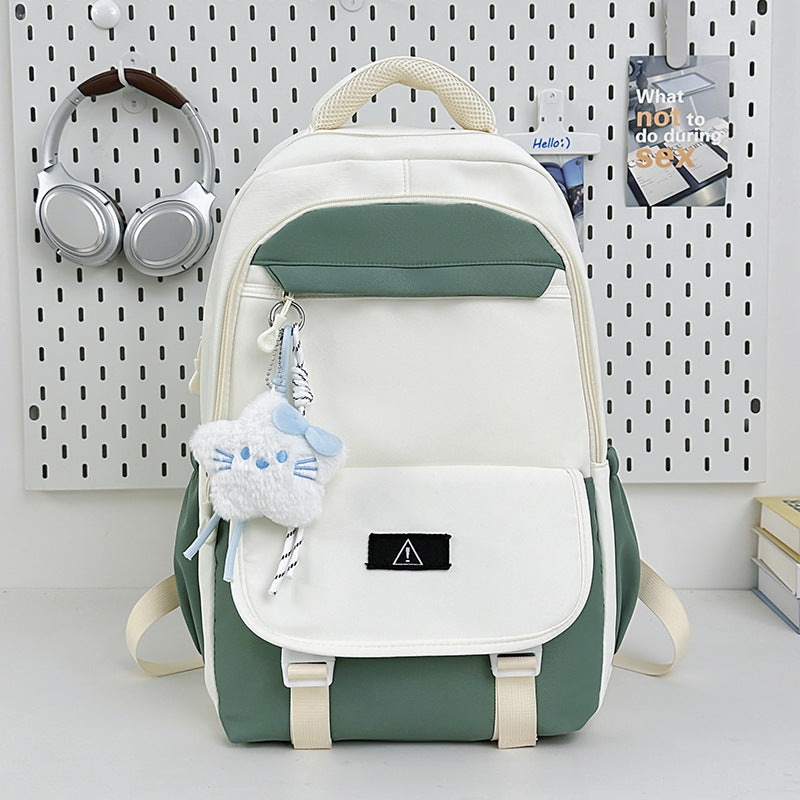Stilvolles multifunktionales Rucksack mit plüschigem Schlüsselanhänger Karnz