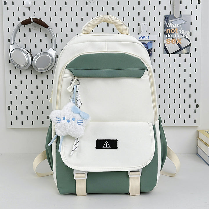 Stilvolles multifunktionales Rucksack mit plüschigem Schlüsselanhänger Karnz