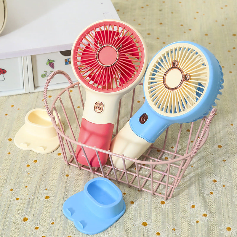 Damen Tragbarer Handventilator mit innovativem Tierdesign Karnz