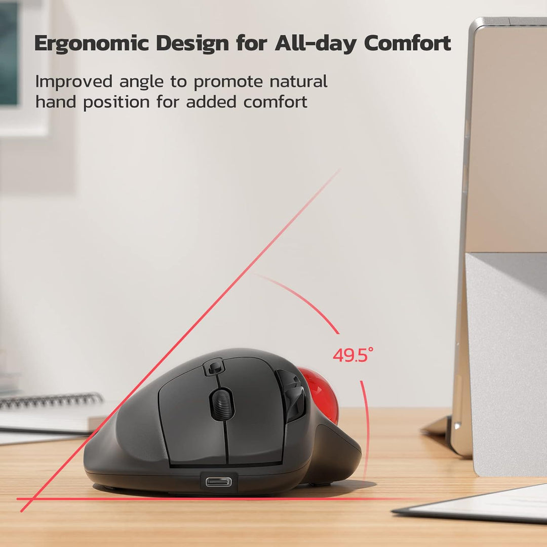 Ergonomische Trackball-Maus Karnz