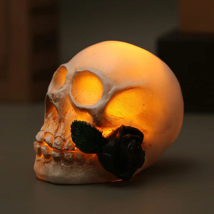 Dekorative LED Totenkopf-Lampe Karnz