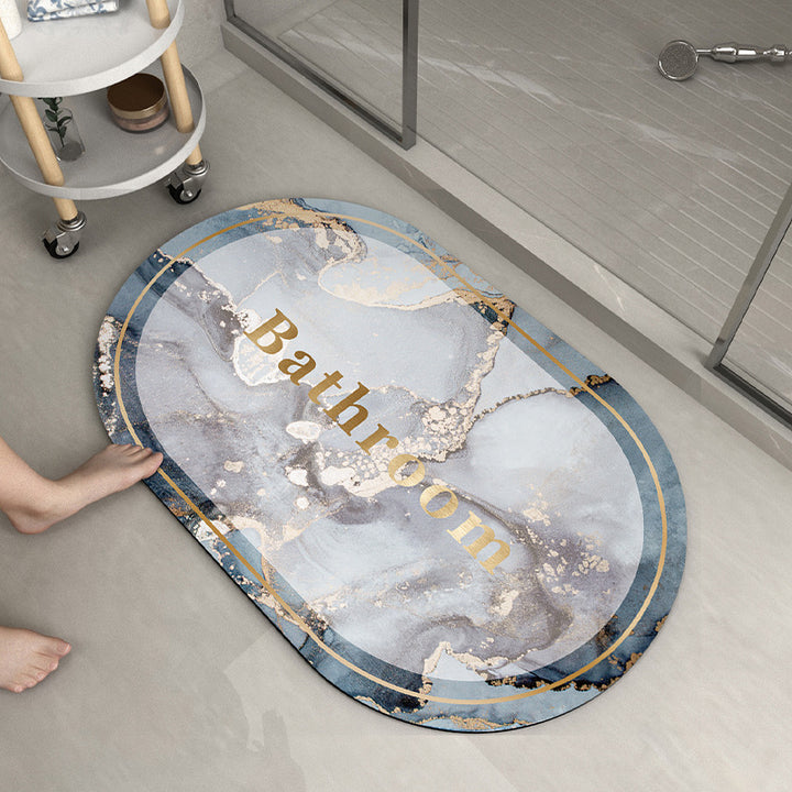 Luxuriöse Marmor Design Badematte
