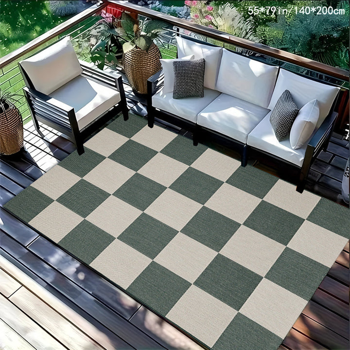 Outdoor Schachbrett-Teppich