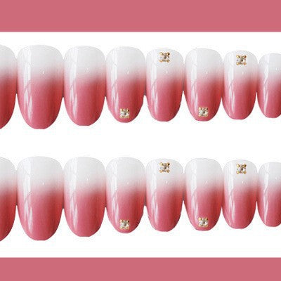 Elegantes Ombre Press-On Nagelkunst Set