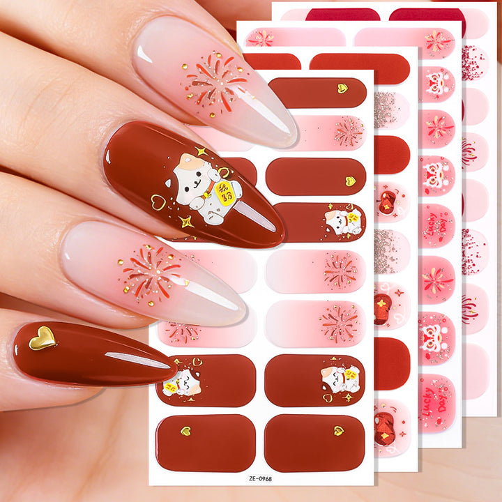 Urlaubs-Themen Nagelwraps