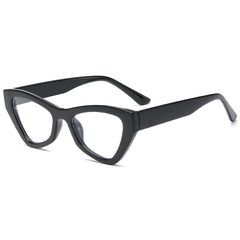 Damen Cat-Eye-Brille mit modischem transparenten Rahmen Karnz