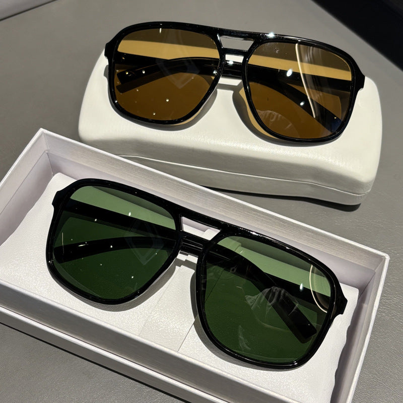 Premium Übergroße Winkelform Sonnenbrille Karnz
